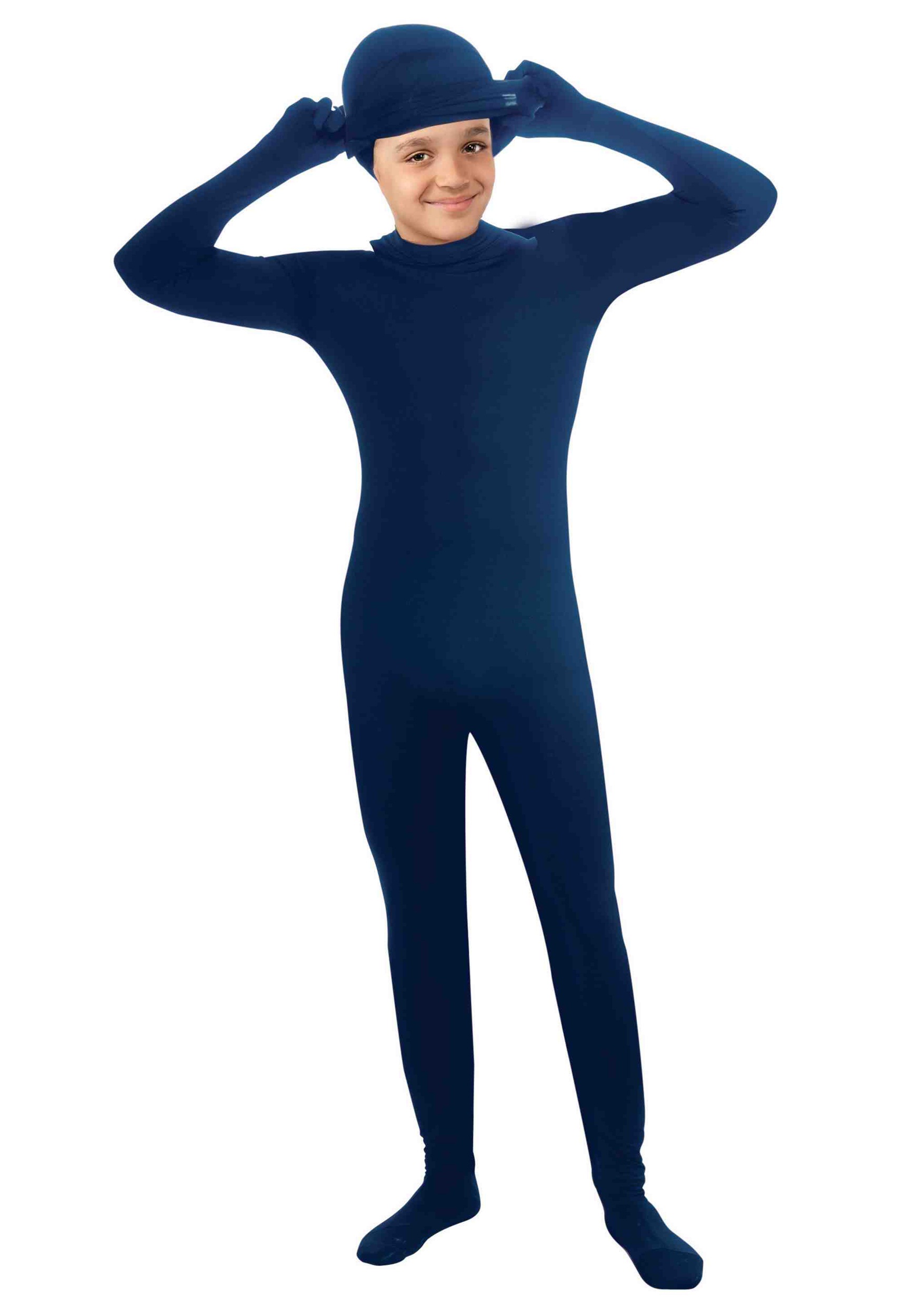 Blue store skin suit