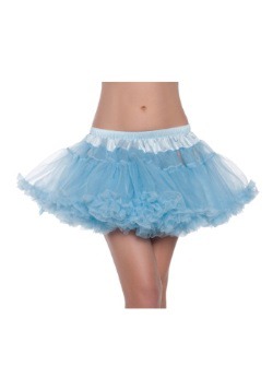 12" Sky Blue 2-Layer Petticoat