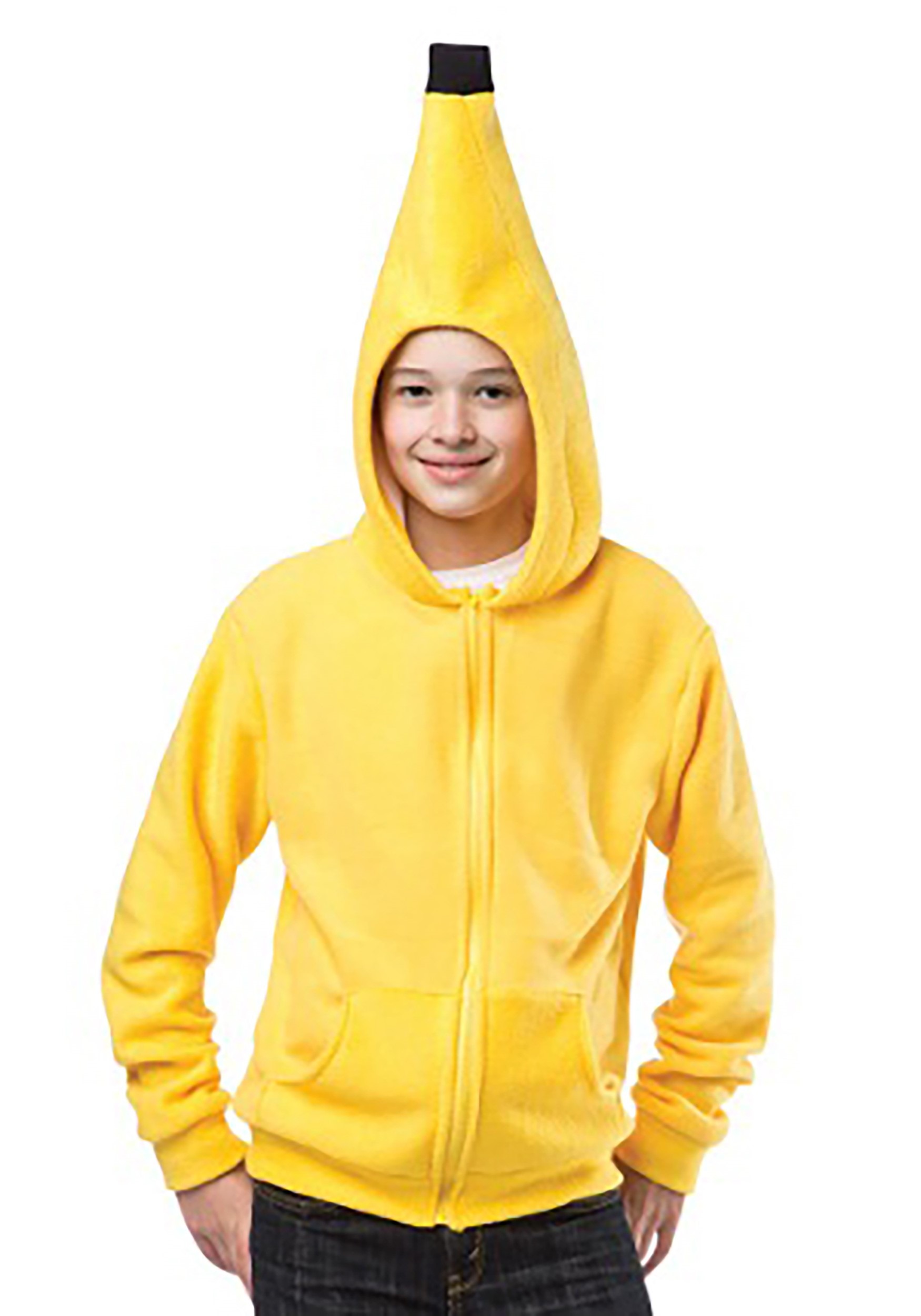 banana yellow sweatshirt