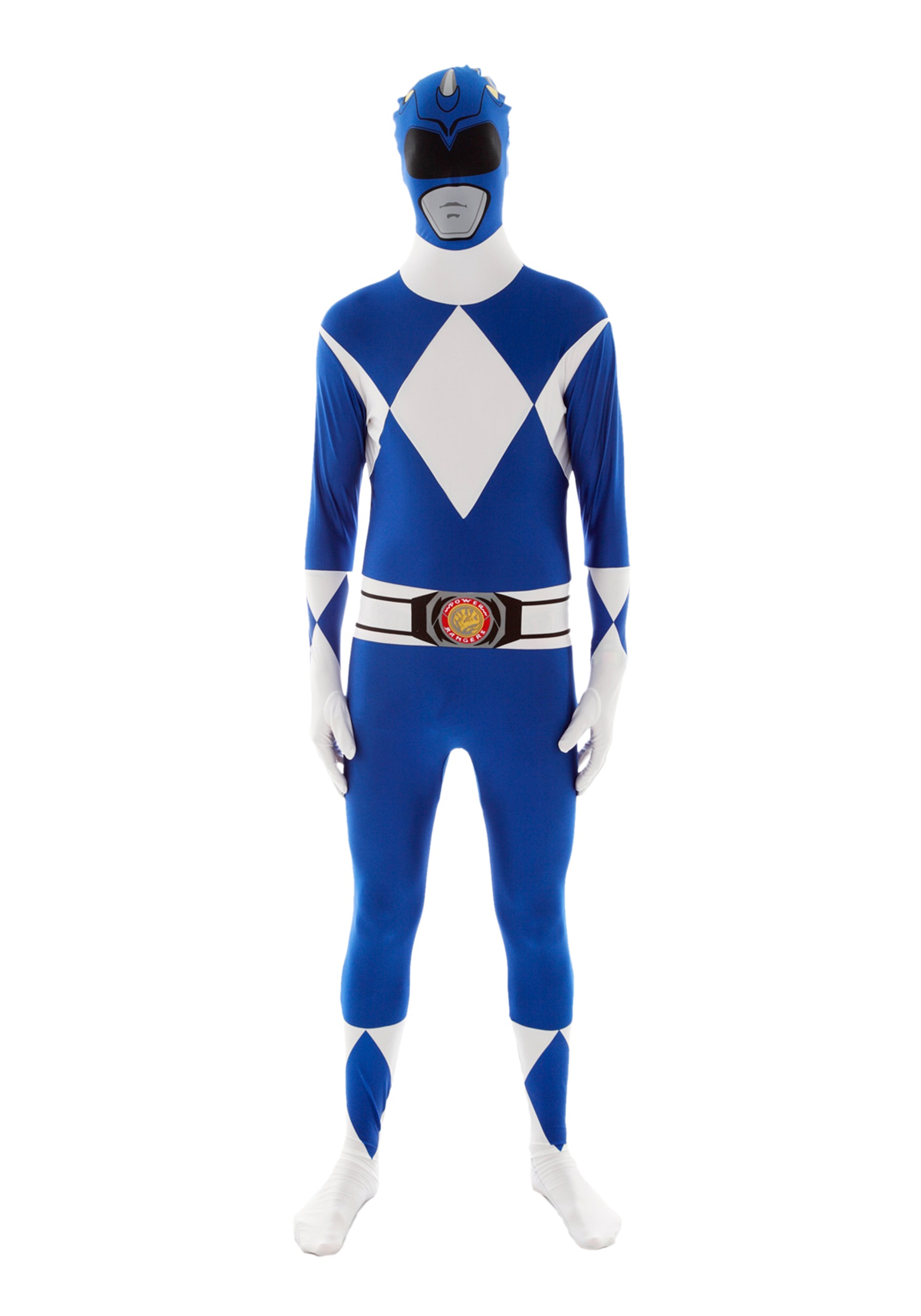 Power Rangers Morphsuit Adult Costume Blue Small