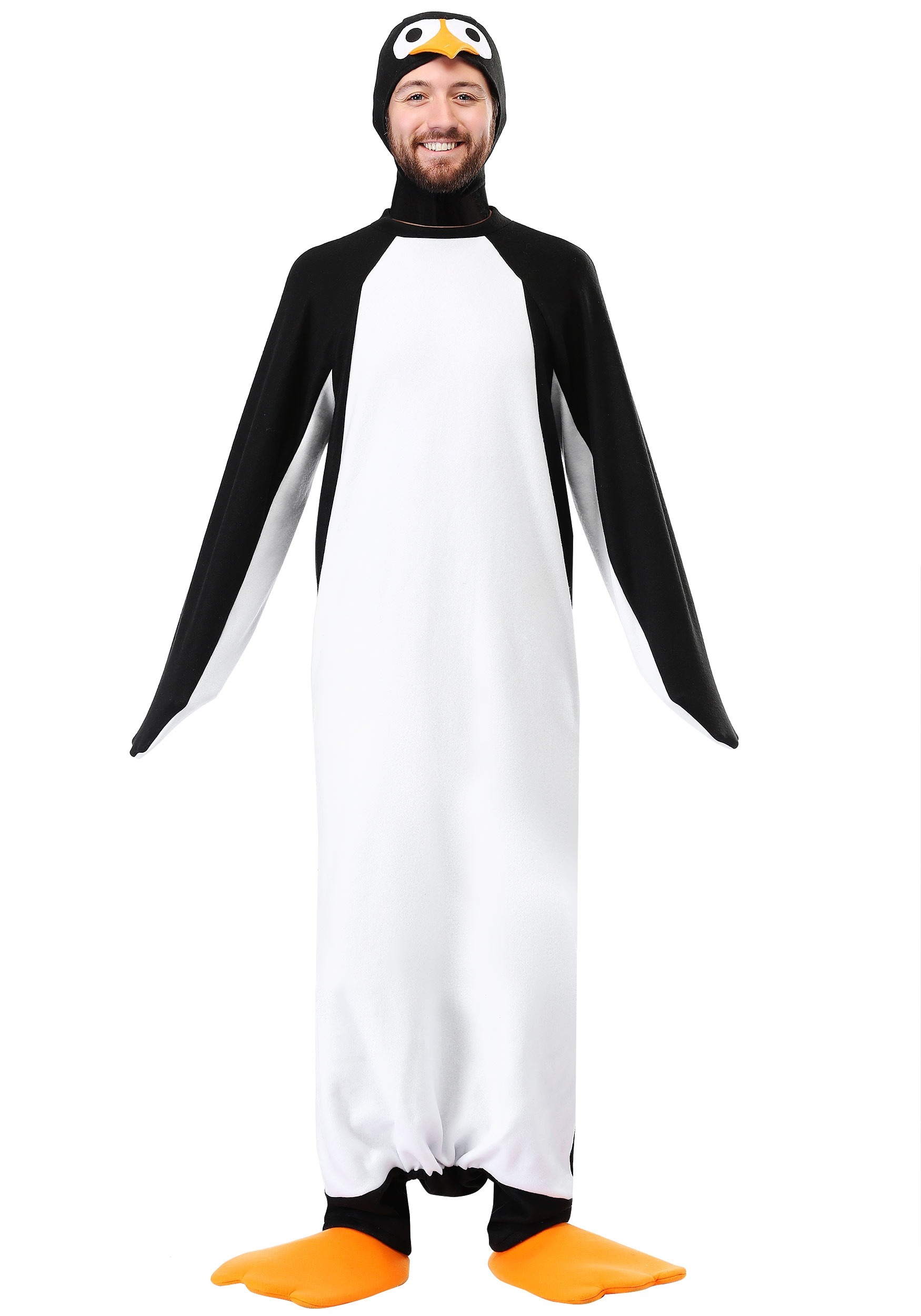 oog nep Assortiment Happy Penguin Adult Costume