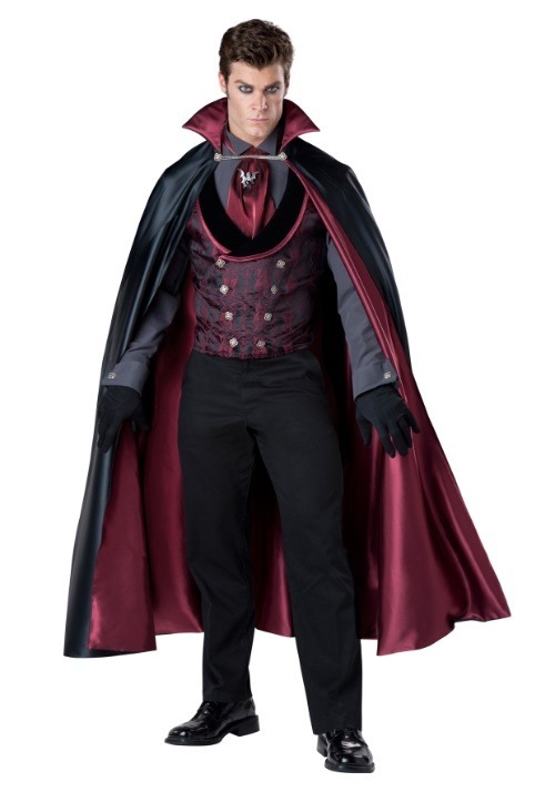 Nocturnal Count Vampire Costume for Men