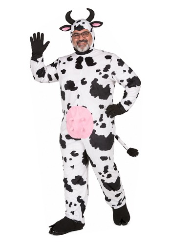 Plus Size Adult Deluxe Cow Costume | Animal Costumes