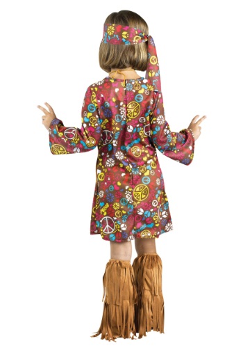 Girl's Peace & Love Hippie Toddler Costume | Hippie Costumes