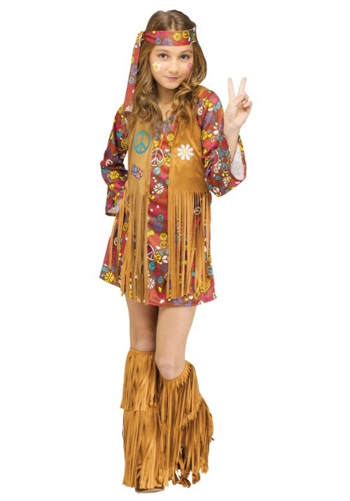 Peace & Love Hippie Kids Costume