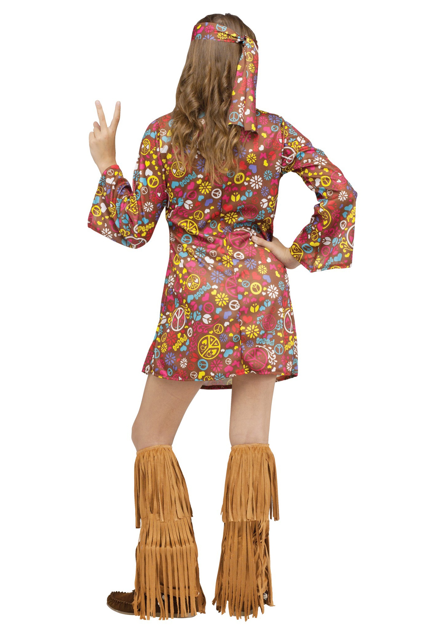 Child Peace & Love Hippie Costume