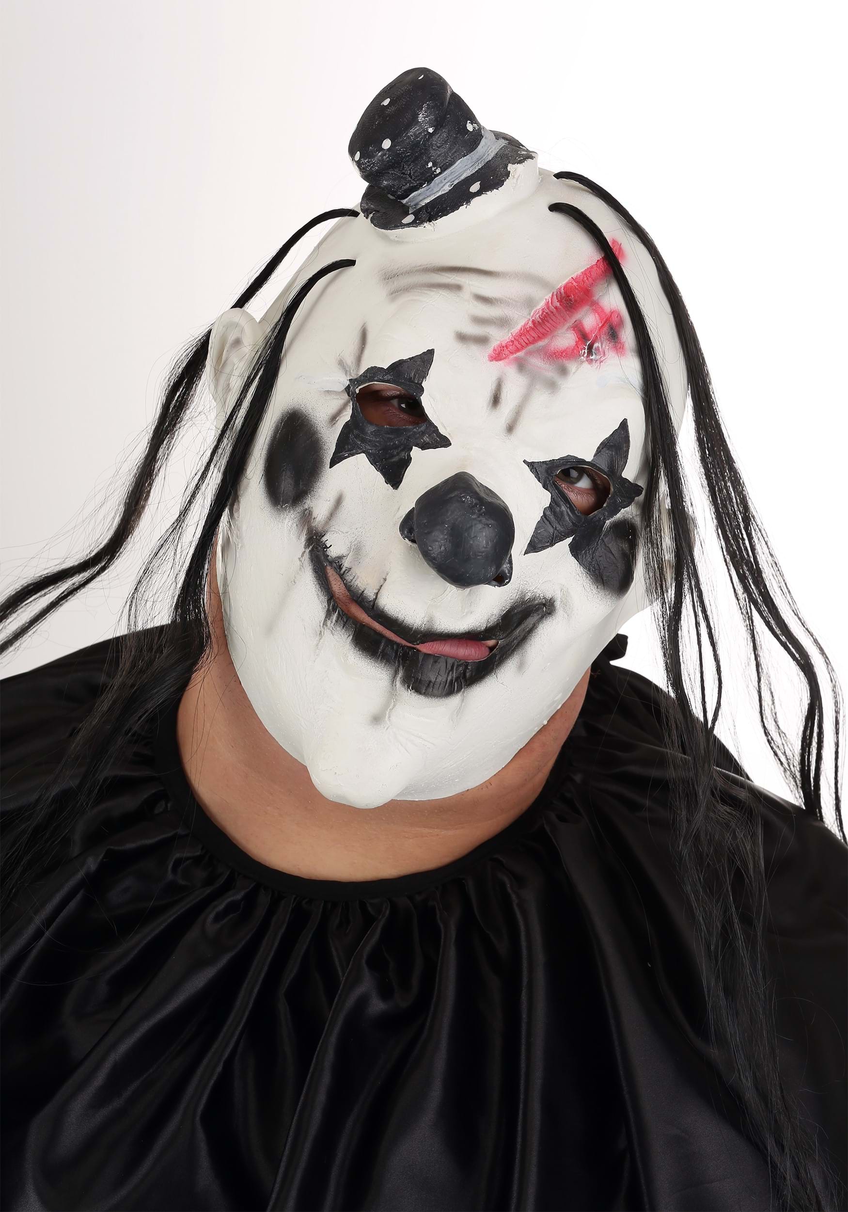 Hair Horror Halloween Adults Fancy Dress Party Killer Clown Mask 