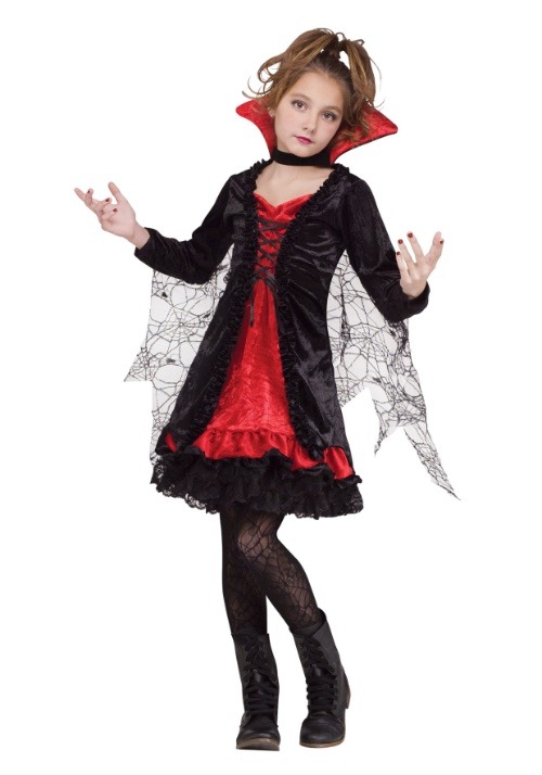 Vampire Web Girl's Halloween Costume