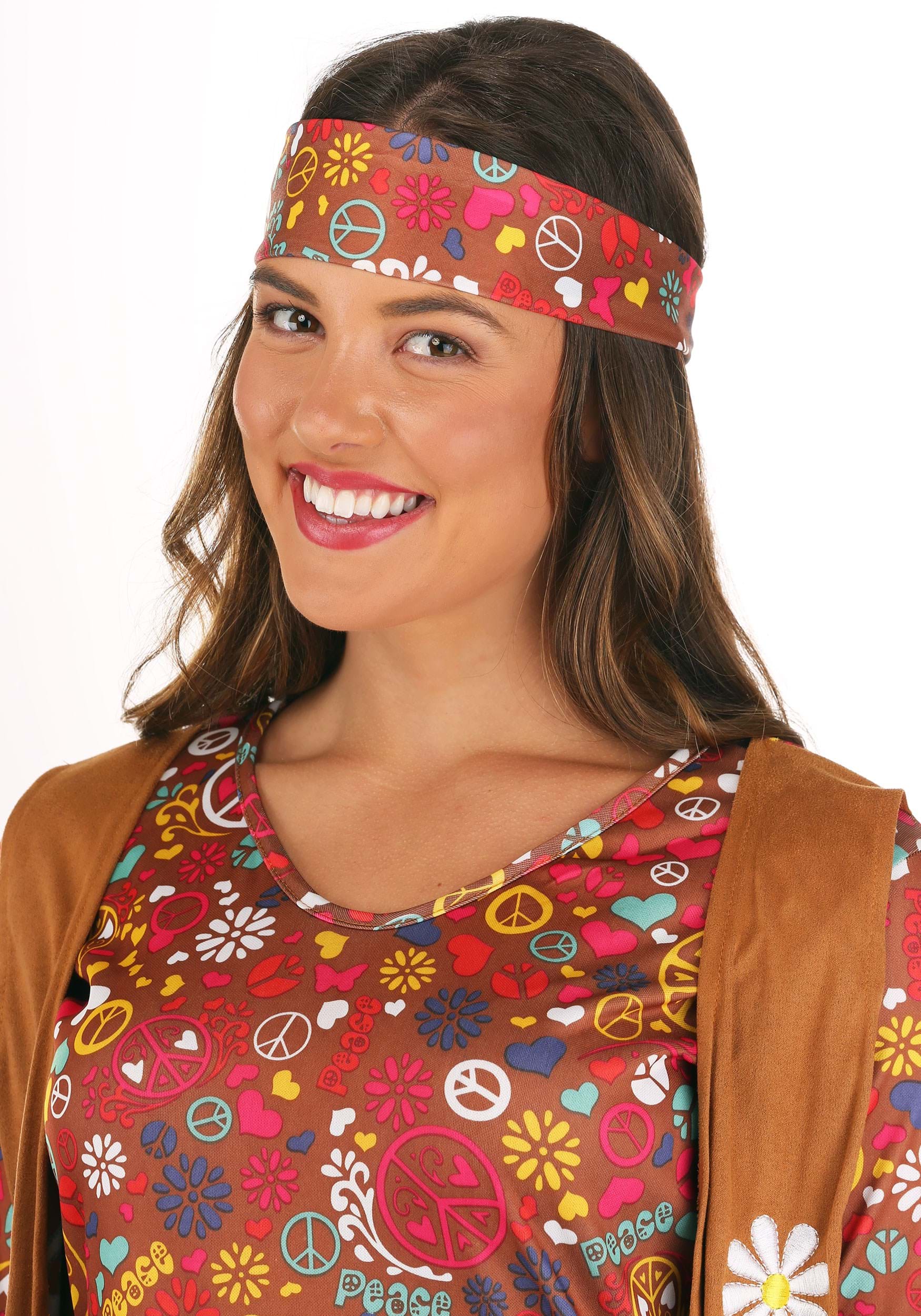 Women's Peace & Love Hippie Costume