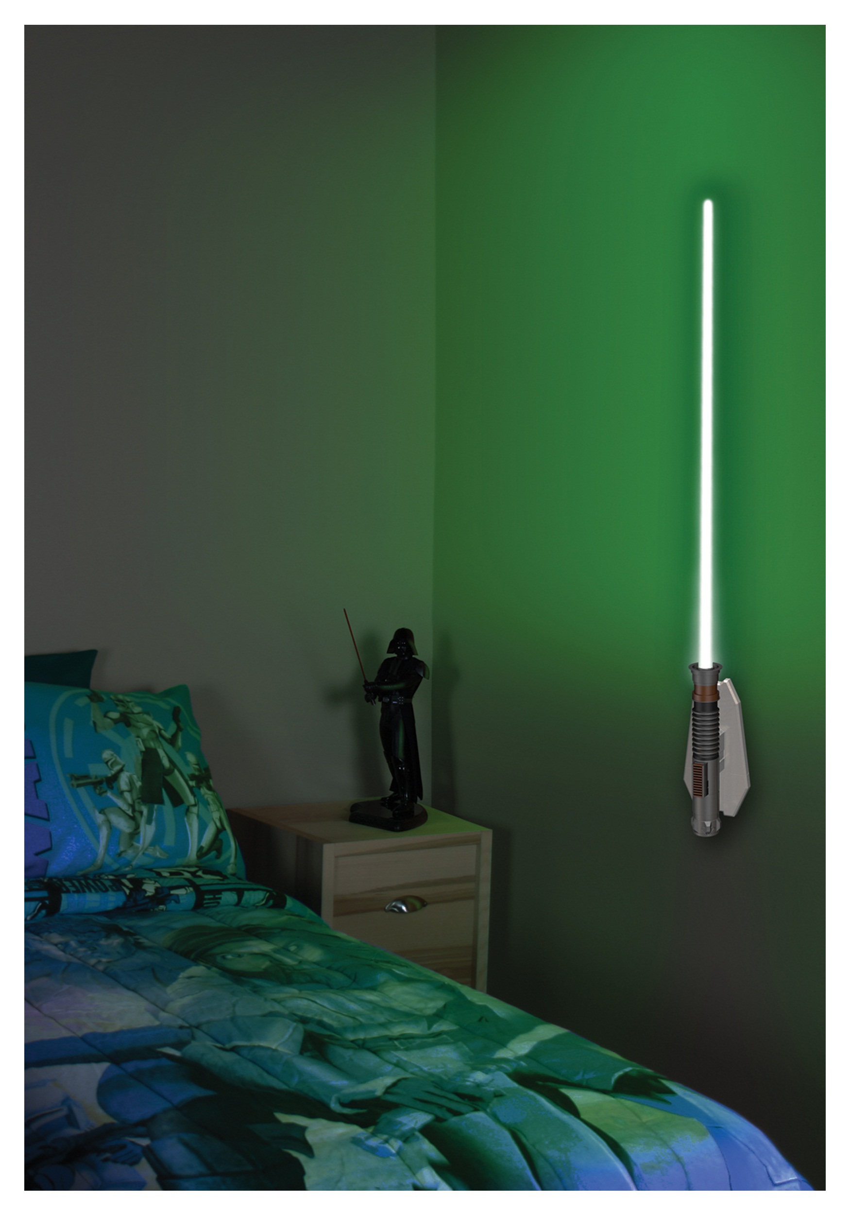 star wars lightsaber wall light