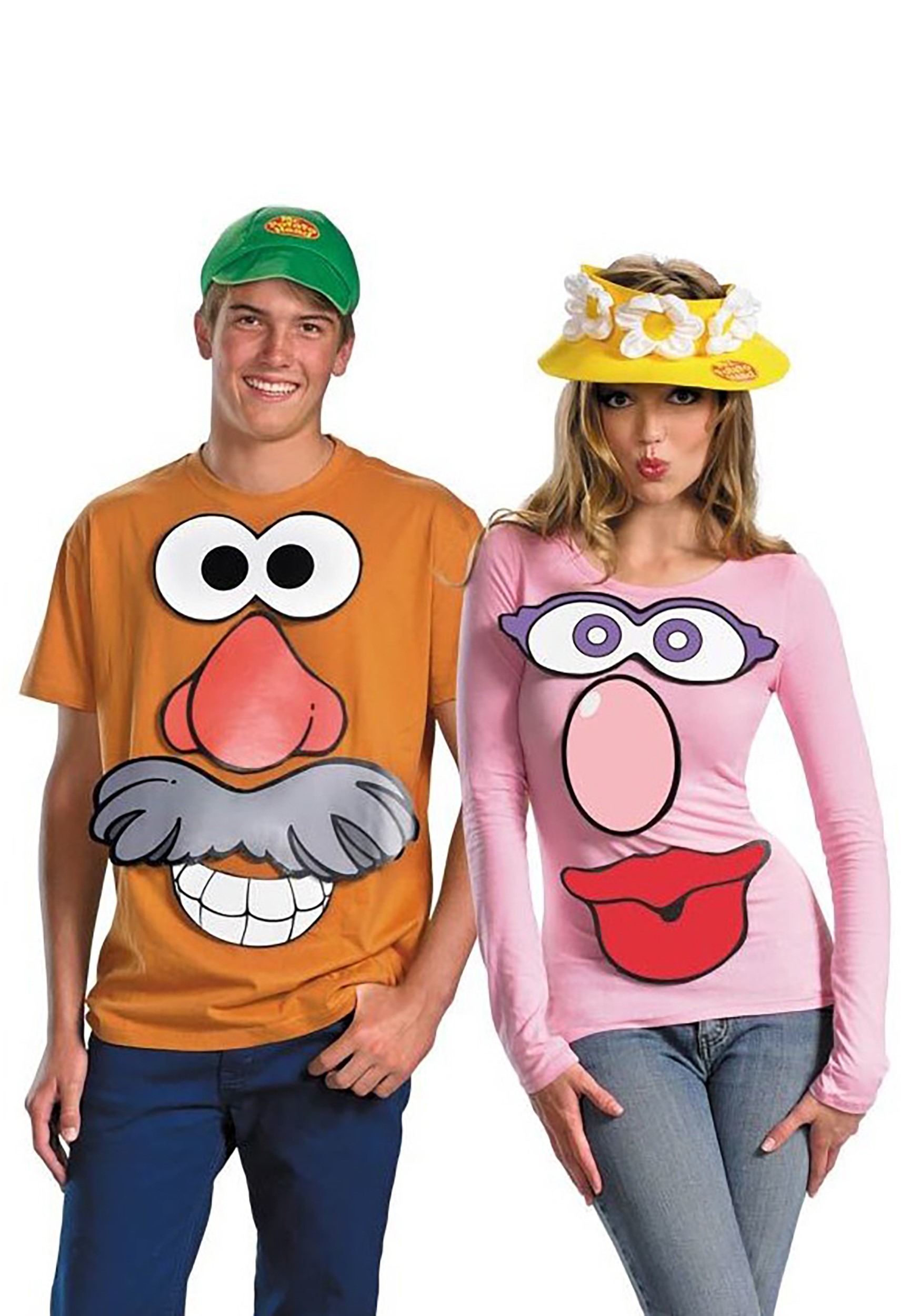 Potato Head Couples Costume Kit Hats Potatohead Stickers Toy Story and Mrs ...
