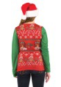 Womens Ugly Christmas Sweater Vest alt1