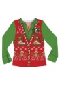 Womens Ugly Christmas Sweater Vest alt2