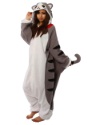 Adult Tabby Cat Pajama Costume posed