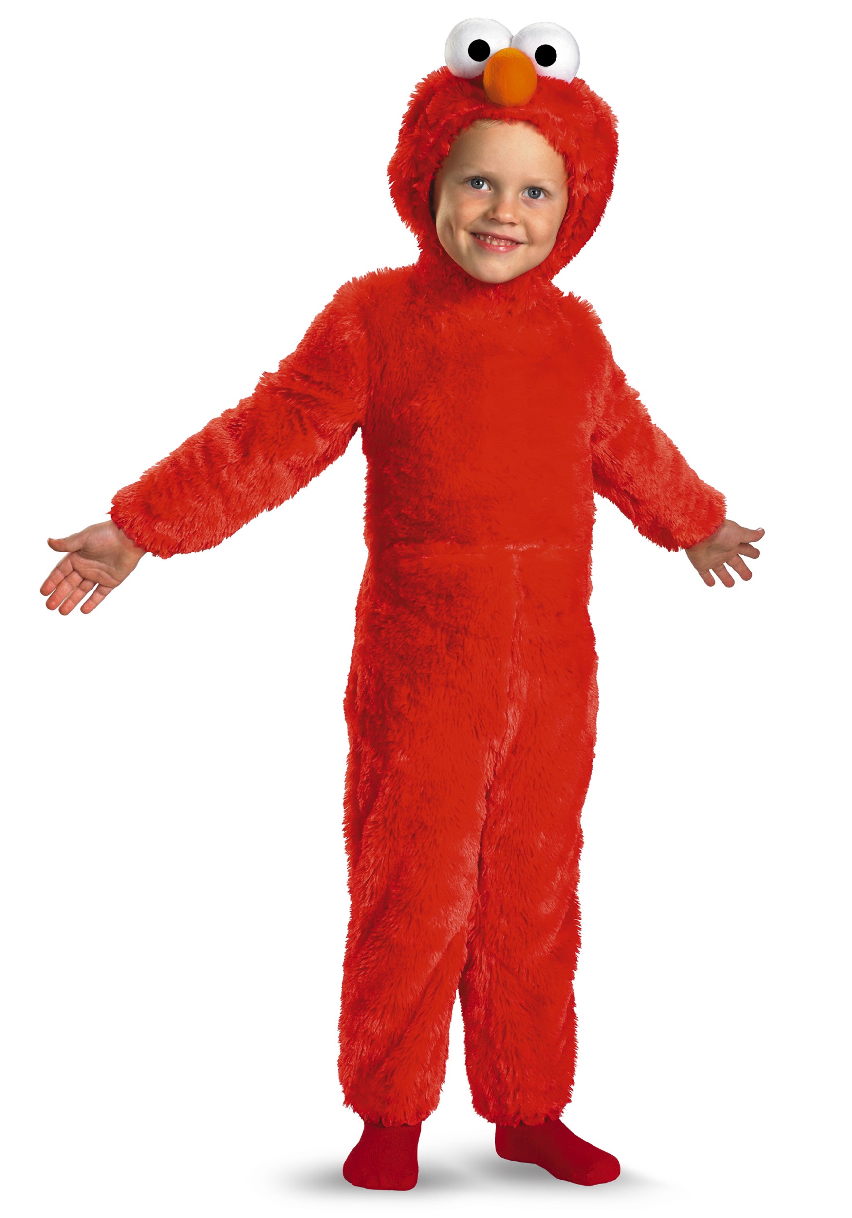 Disfraz de Elmo peludo para niños pequeños Multicolor