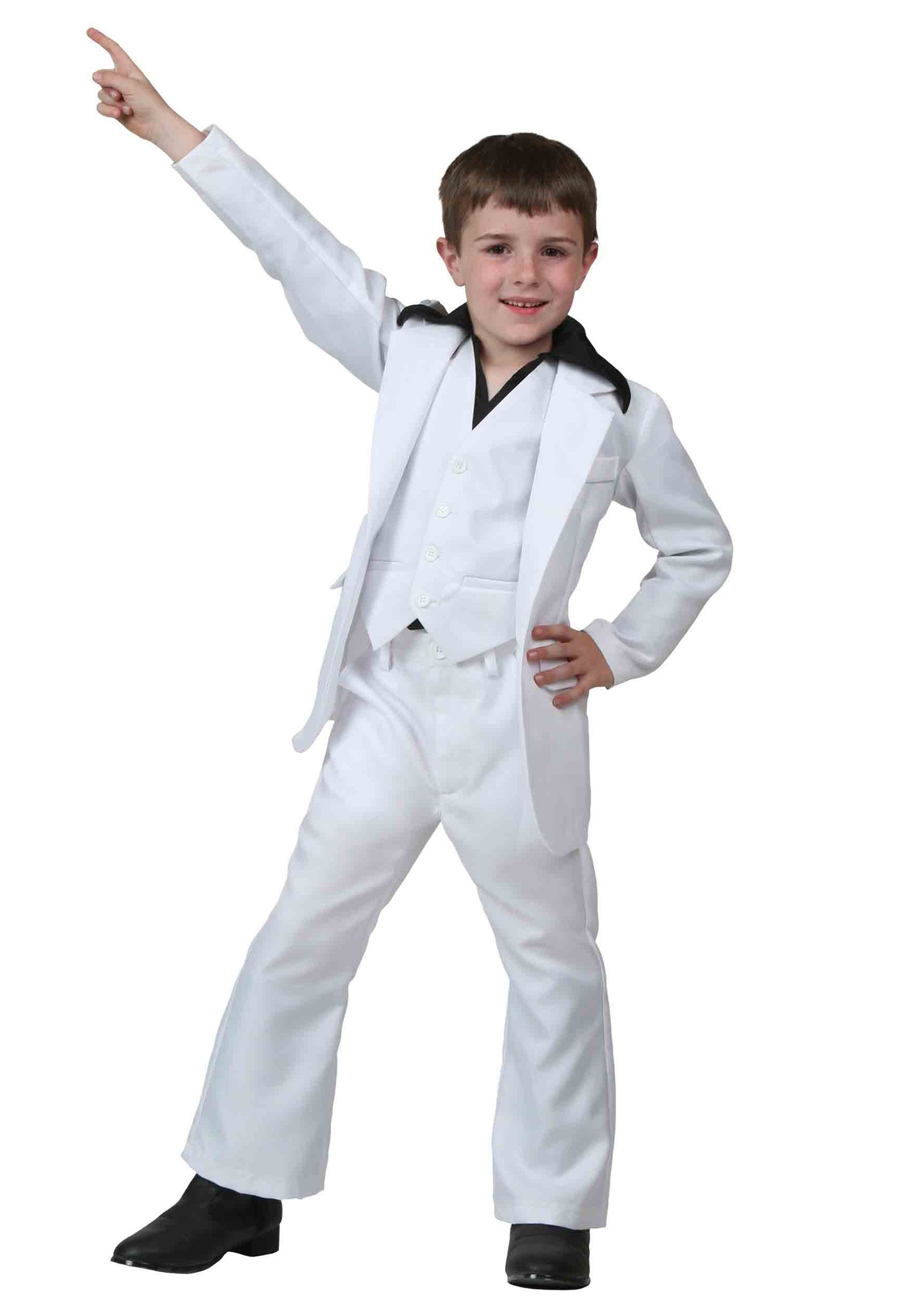 Deluxe Saturday Night Fever Costume For Kids