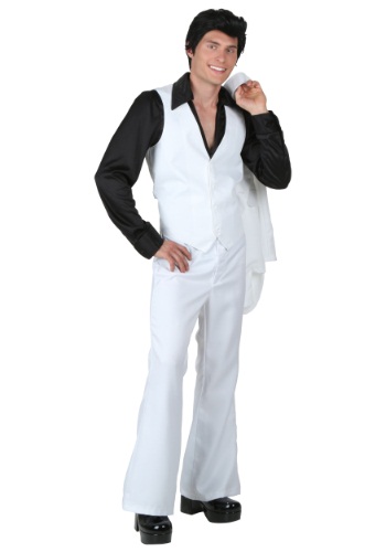 Men's Plus Size Deluxe Saturday Night Fever Costume | Exclusive