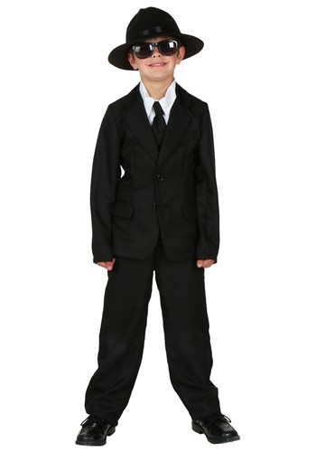 Child Black Costume Suit | Exclusive Costumes