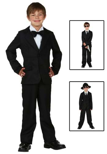 All black 2024 suit costume