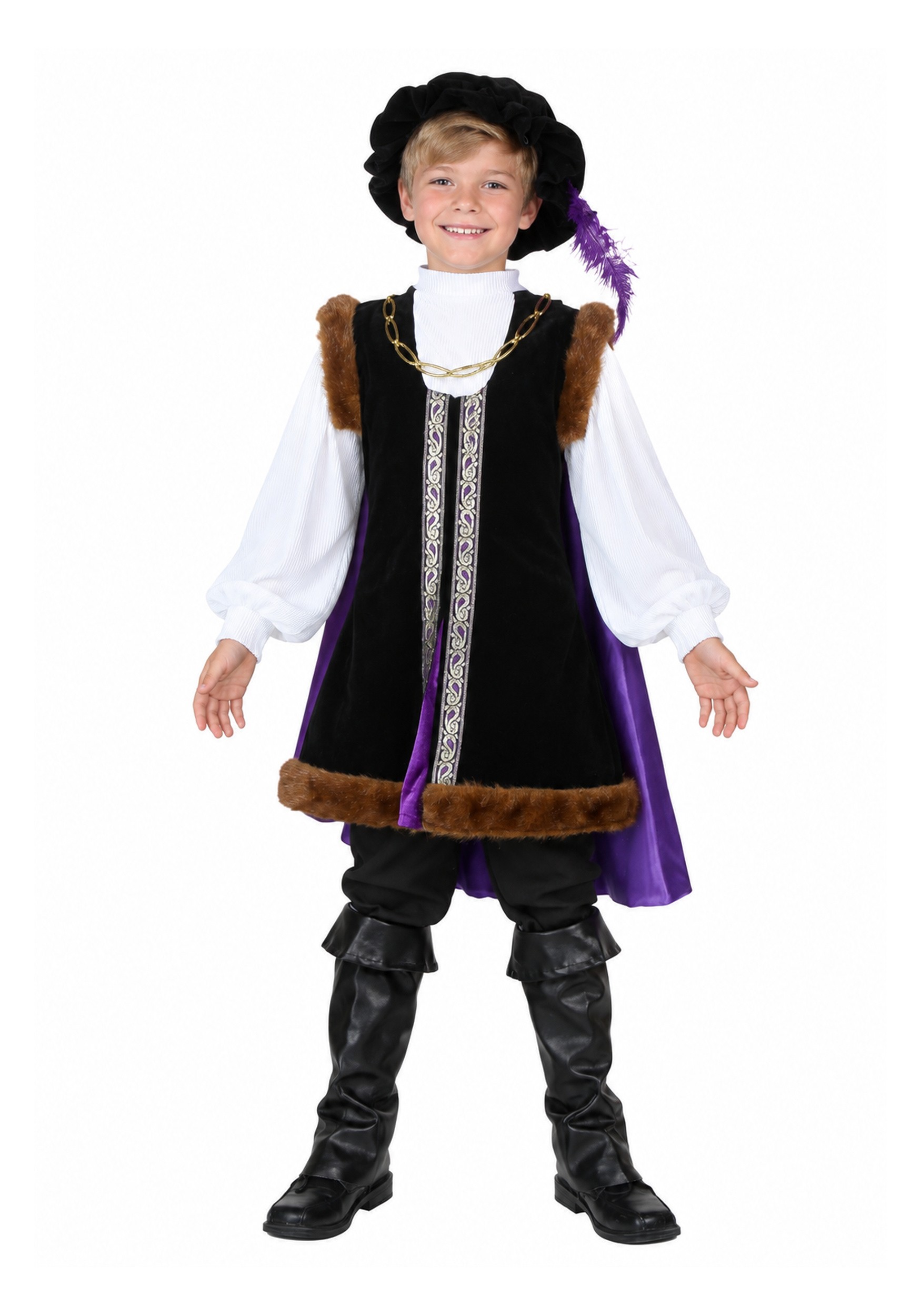 Boy's Noble Man Costume | Kid's Historical Costumes