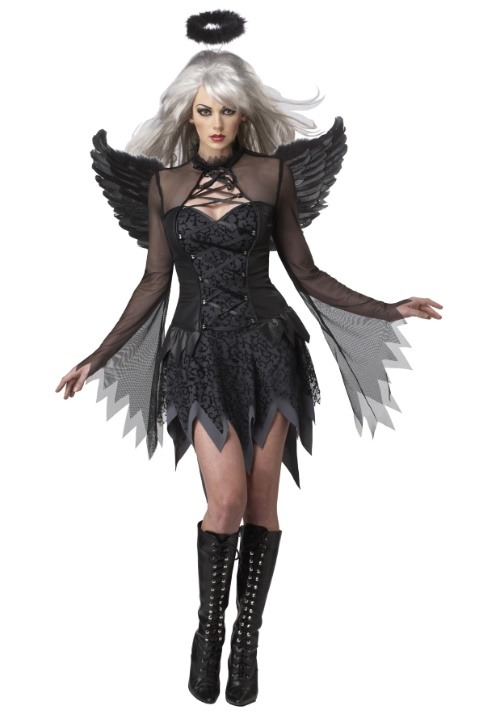 Plus Size Womens Sultry Fallen Angel Costume