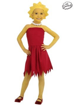 Girls Lisa Simpson Costume