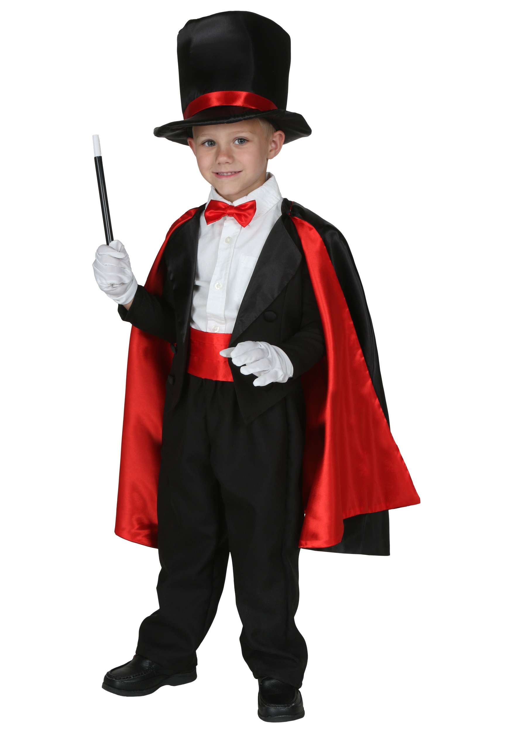 Photos - Fancy Dress Toddler FUN Costumes  Magic Magician Costume Black/Red 