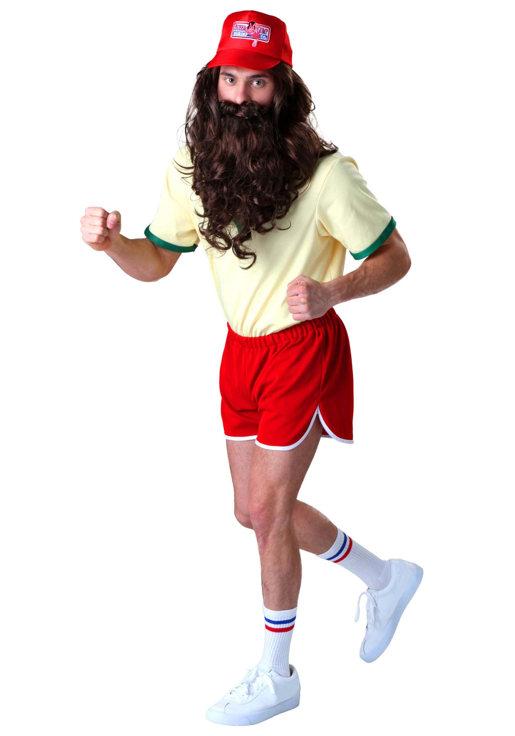 Photos - Fancy Dress Forrest FUN Costumes Plus Size Running  Gump Costume for Men Brown/Red& 