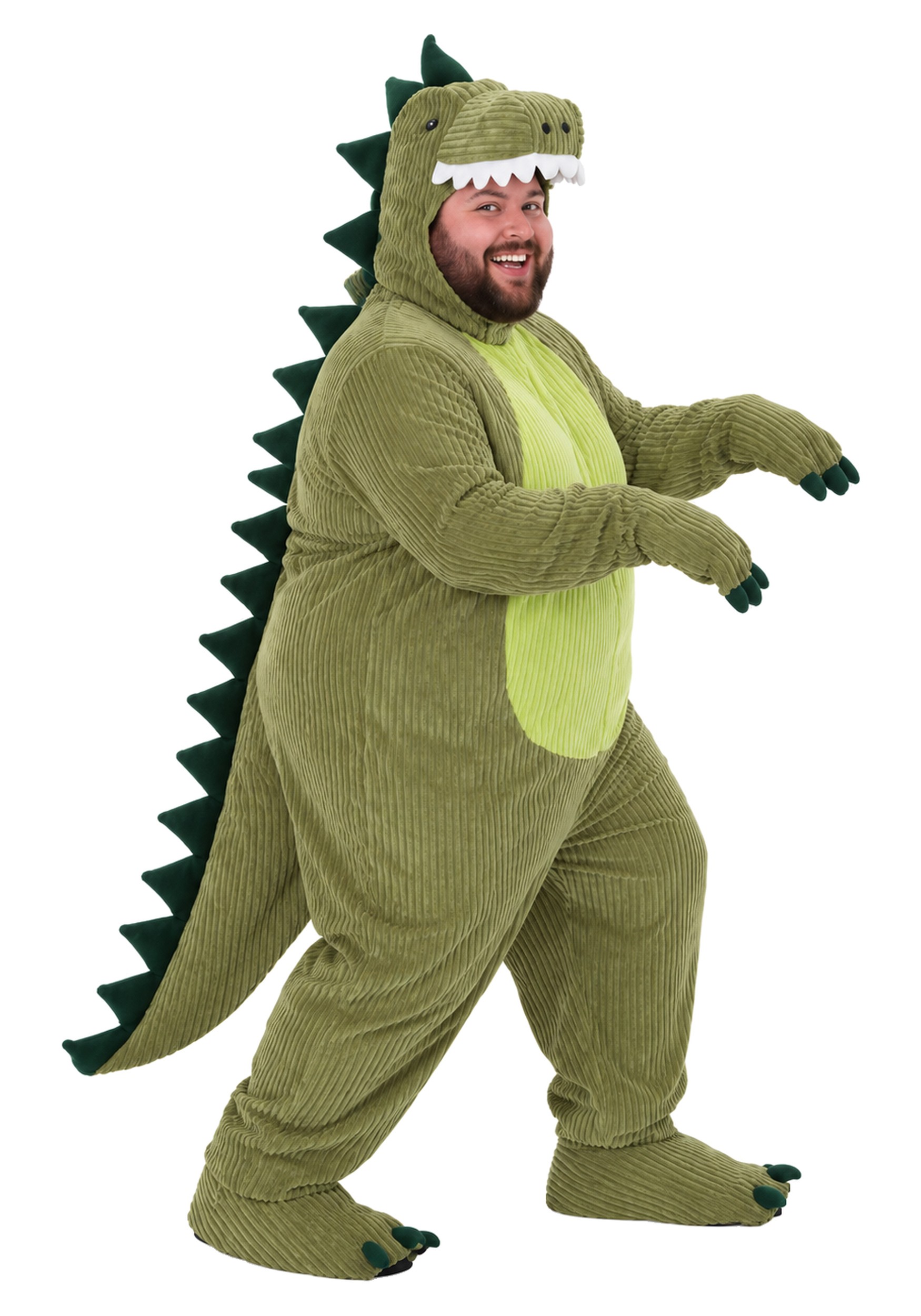 Plus Size Adult Green T-Rex Costume | Adult Dinosaur Costumes