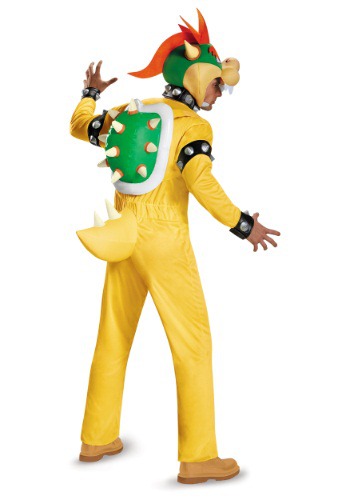 Plus Size Deluxe Adult Bowser Costume | Video Game Costumes