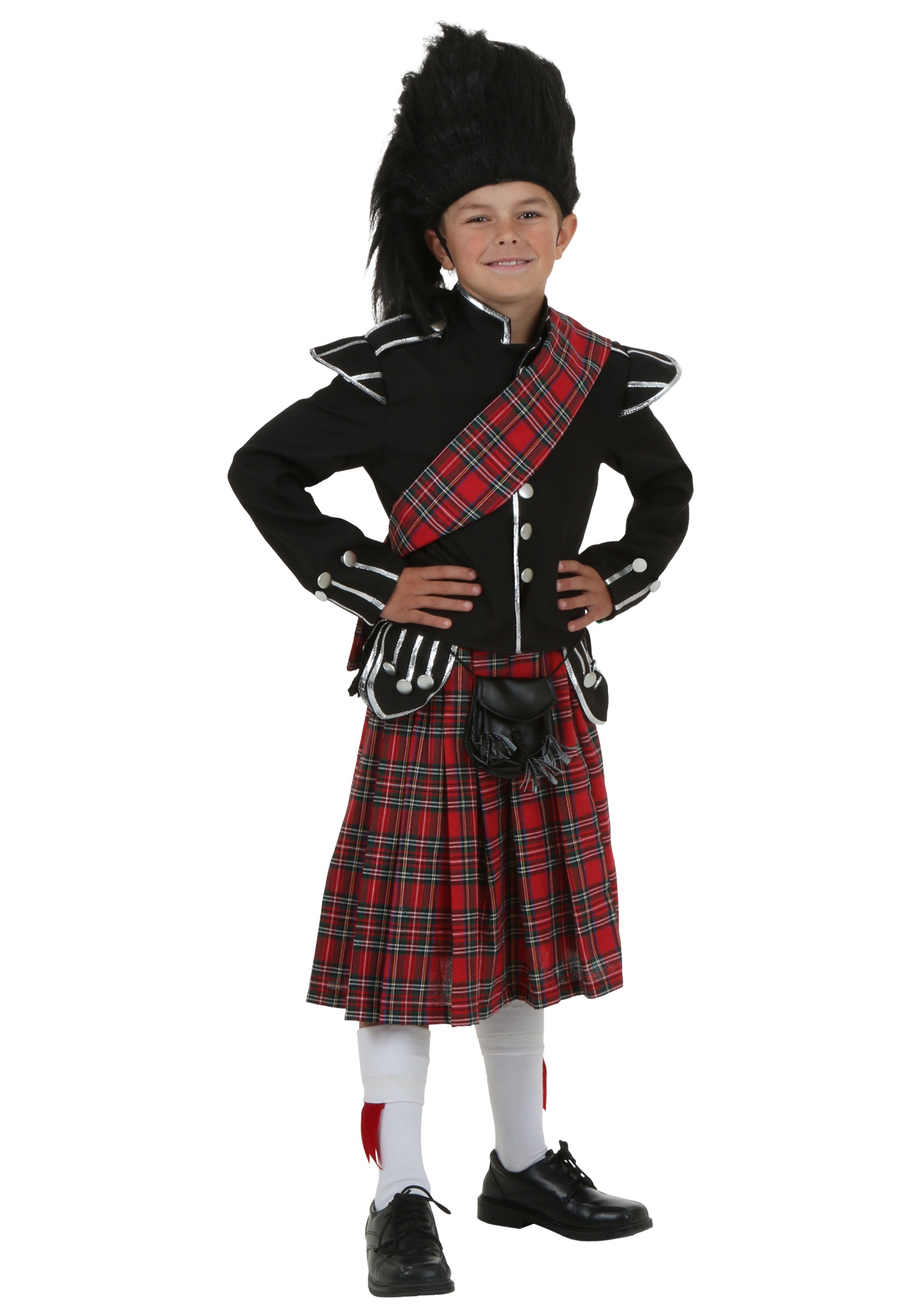 Disfraz escocés infantil Multicolor