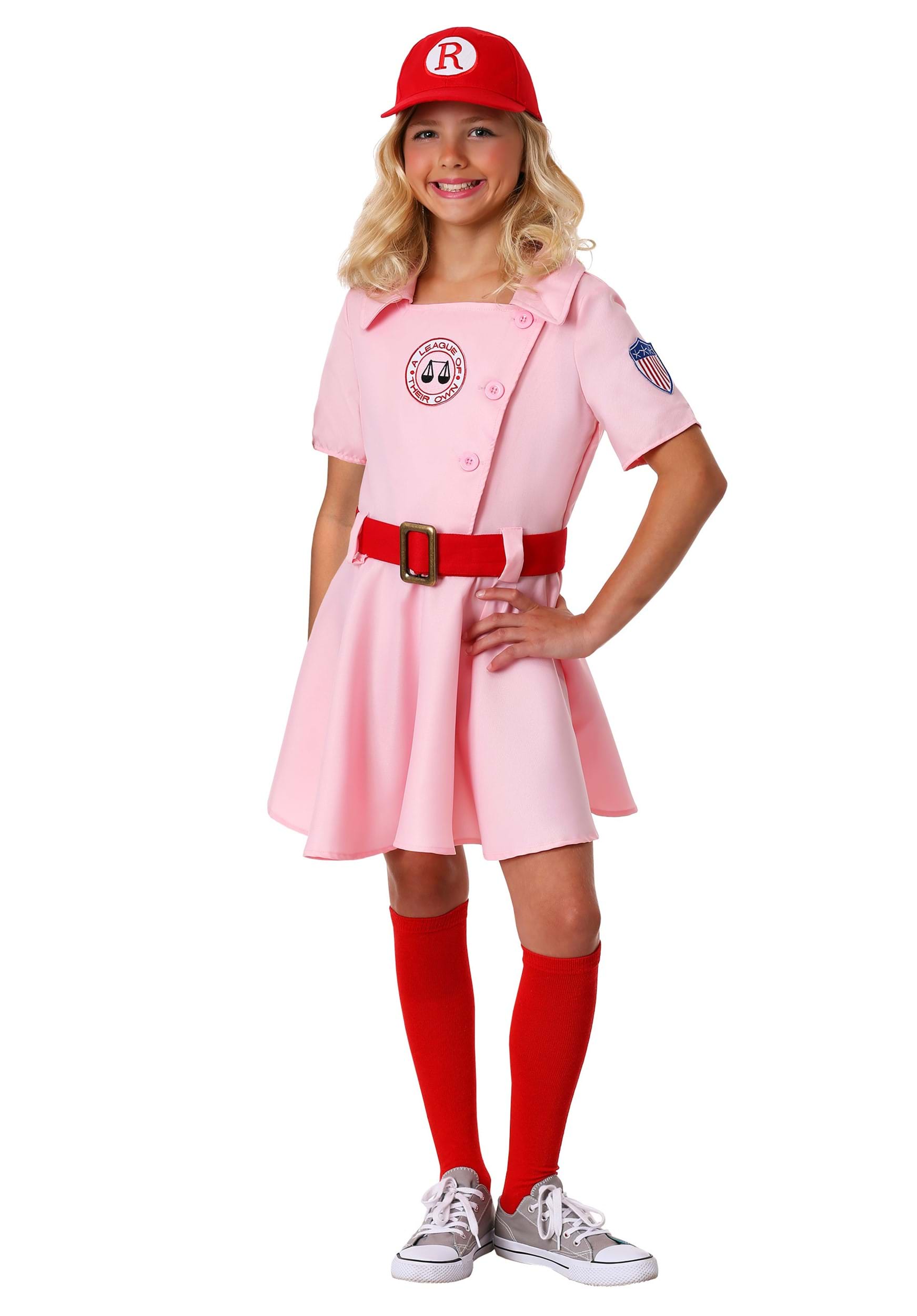 Photos - Fancy Dress League FUN Costumes Girls A  of Their Own Dottie Costume Pink/Red 
