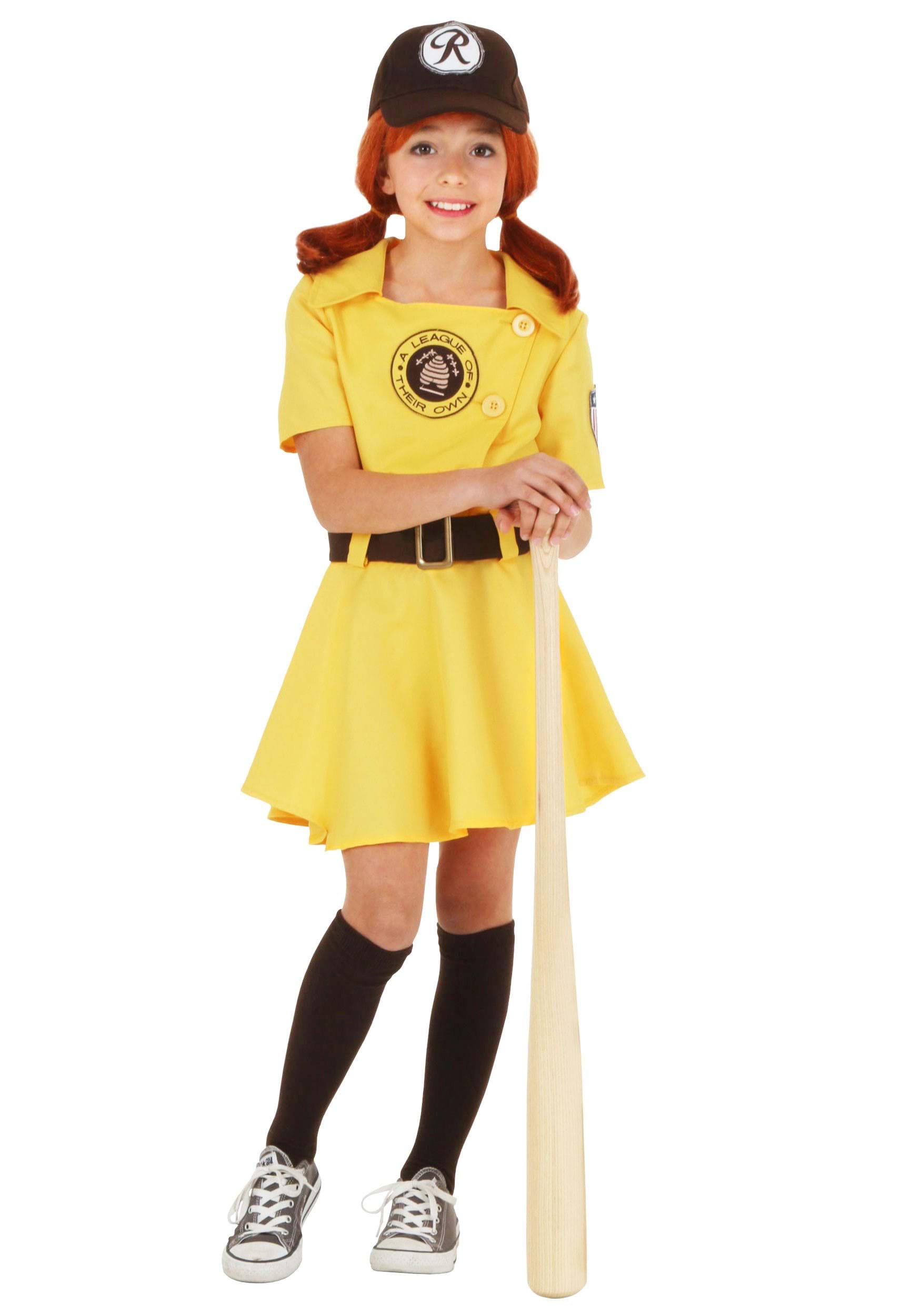 Photos - Fancy Dress League FUN Costumes Girls A  of Their Own Kit Costume | Baseball Costume Or 