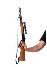 Toy Lever Action Repeater Rifle with Scope