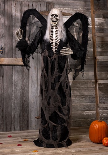 6FT Winged Dark Angel Gruesome Greater Prop Decoration | Scary Decorations