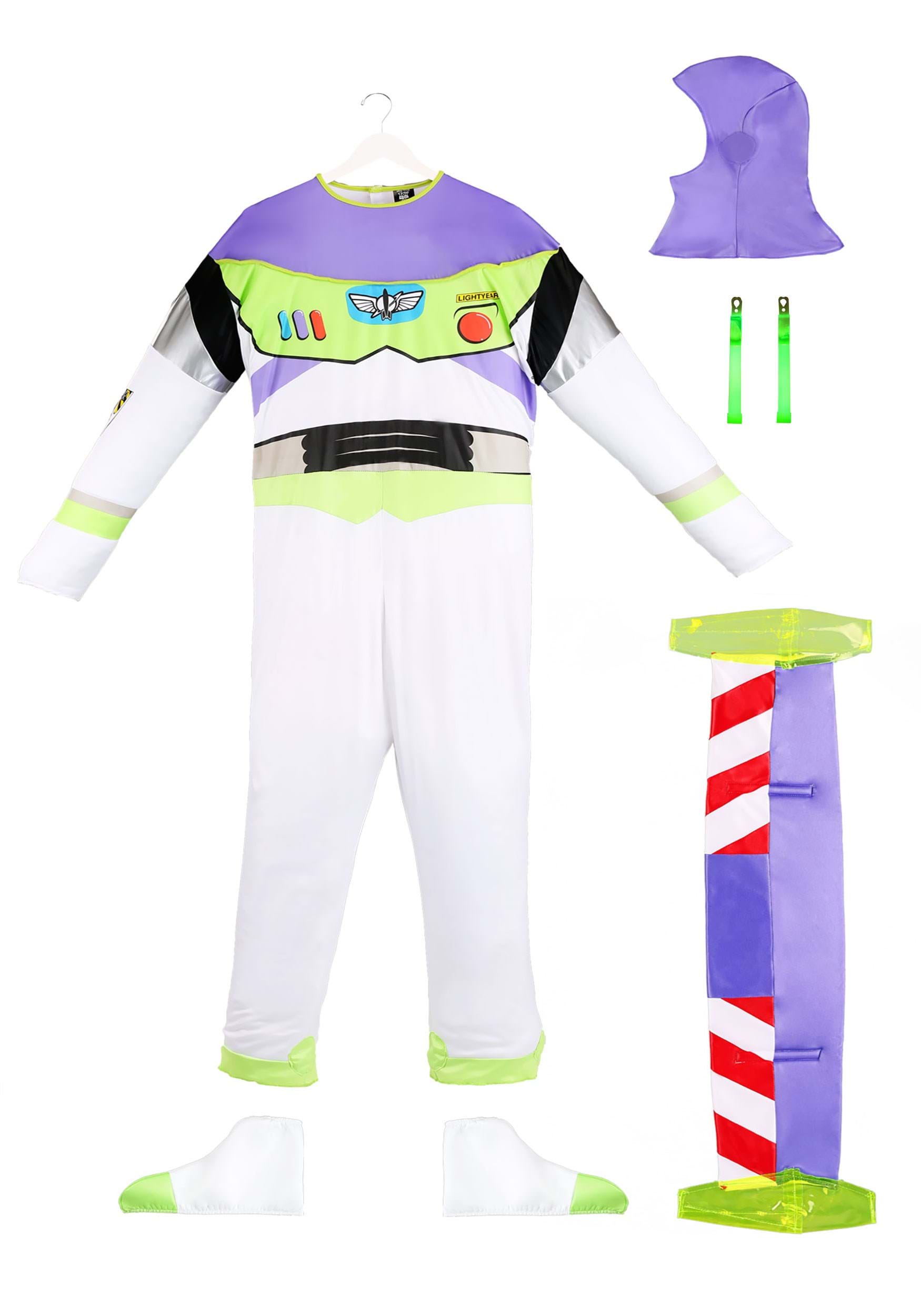 Disfraz de Deluxe Disney Toy Story Buzz Lightyear para adultos Multicolor