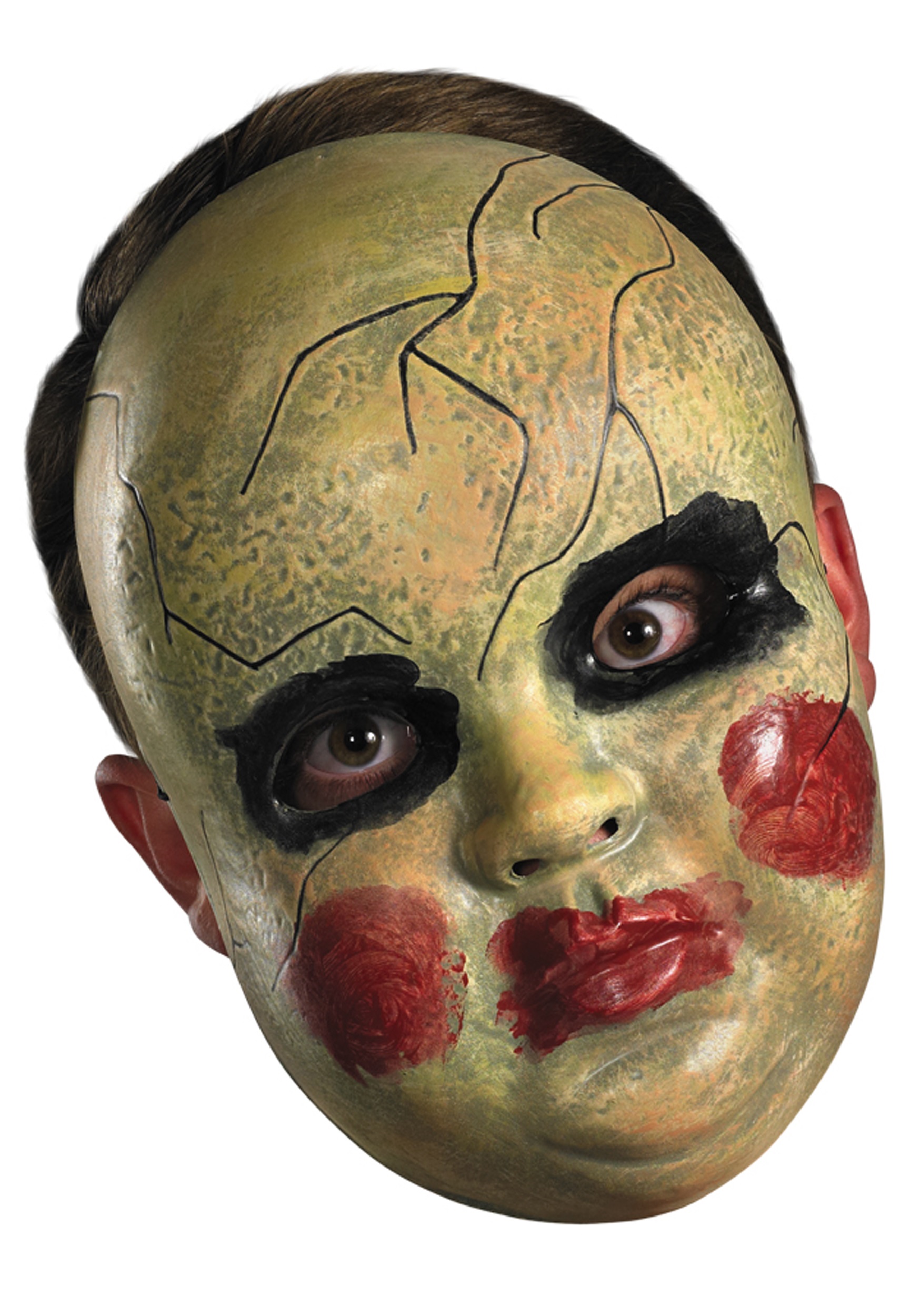 scary baby doll mask