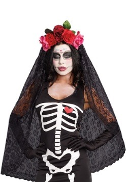 Women's Day of the Dead Headpiece Accessory