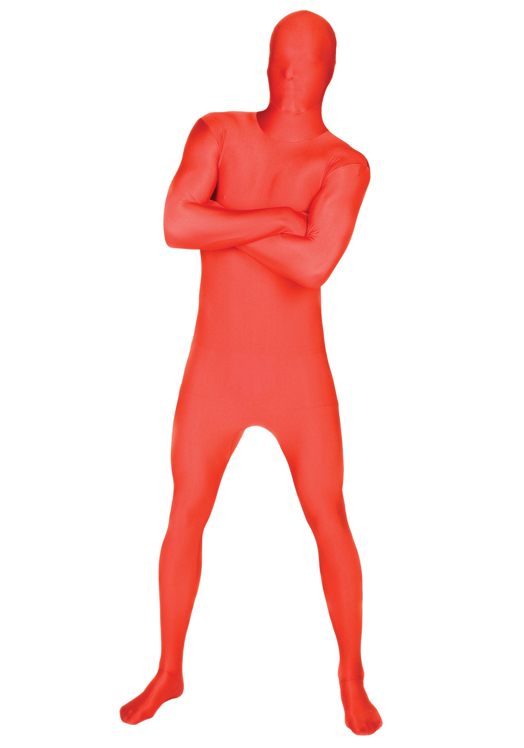 Morphsuits Adult Morphsuit Men`s Women`s Fancy Dress RED MORPHSUIT Size M/L 