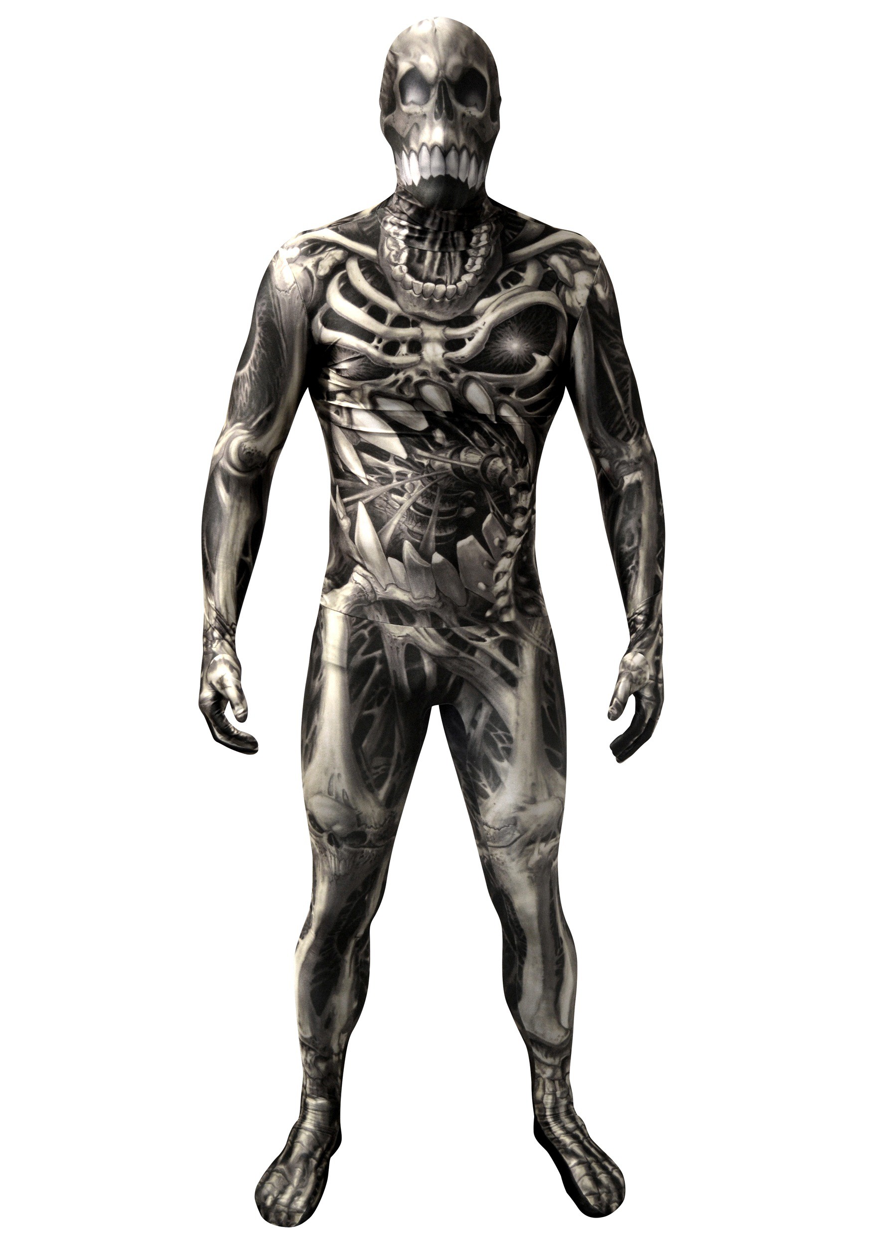M, Skeleton AltSkin Full Body Spandex/Lycra Suit 