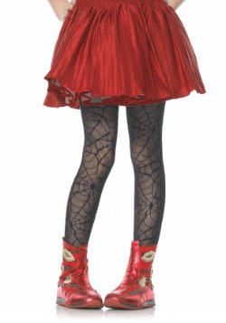 Girls Spiderweb Tights