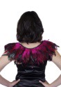 Black Coque Collar with Satin Trim and Ties Image 3