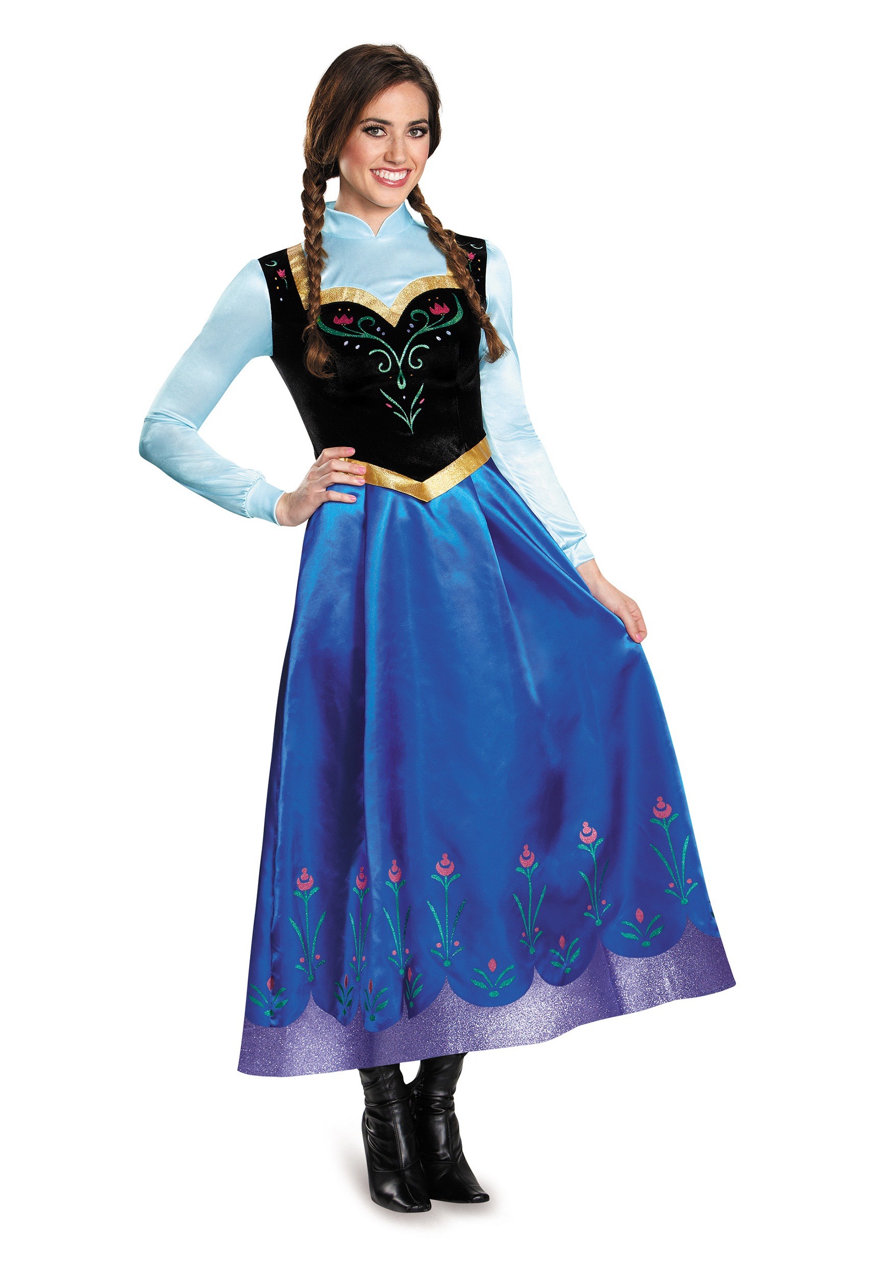 Frozen Traveling Anna Prestige Adult Costume 7825