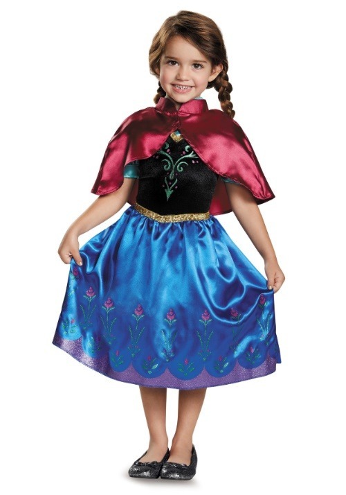 Frozen Traveling Anna Girl's Classic Toddler Costume