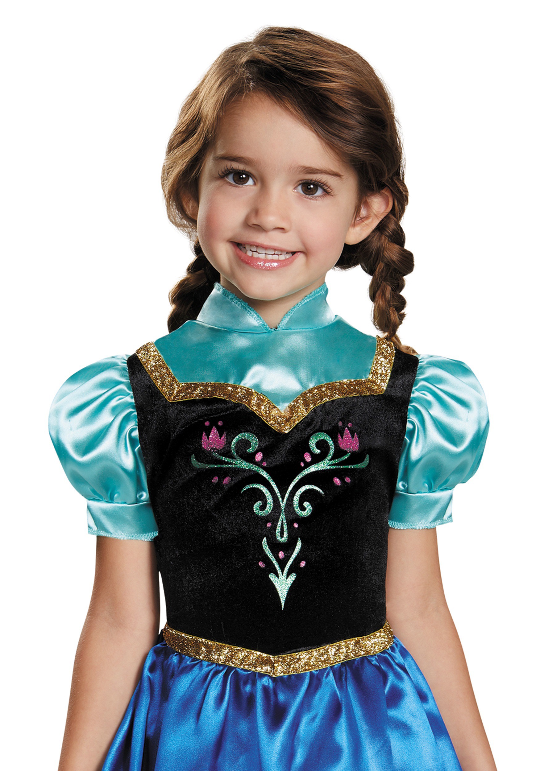 Frozen Traveling Anna Girl's Classic Toddler Costume