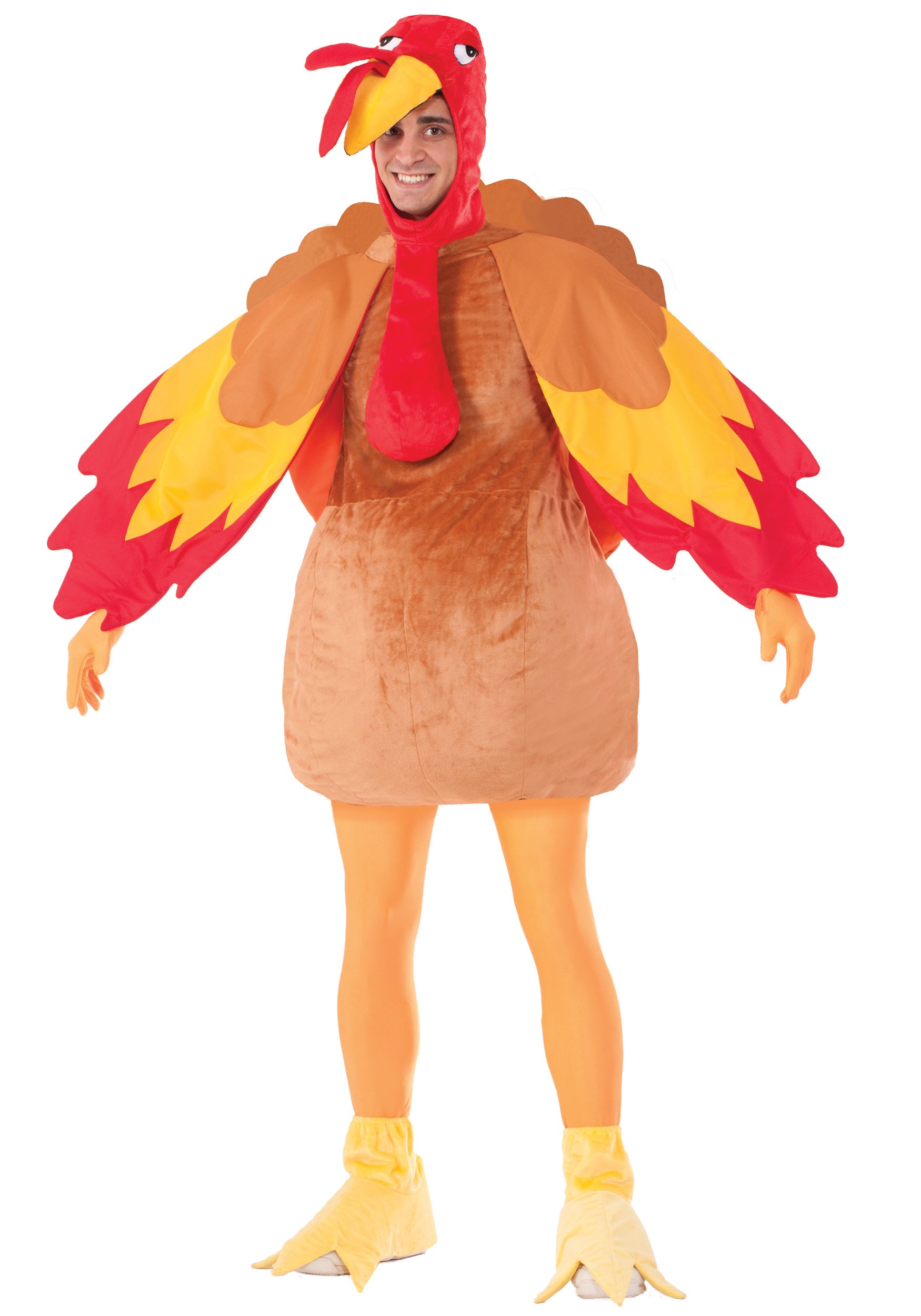 Wild Turkey Adult Costume Turkey Suit Costume for Adults.