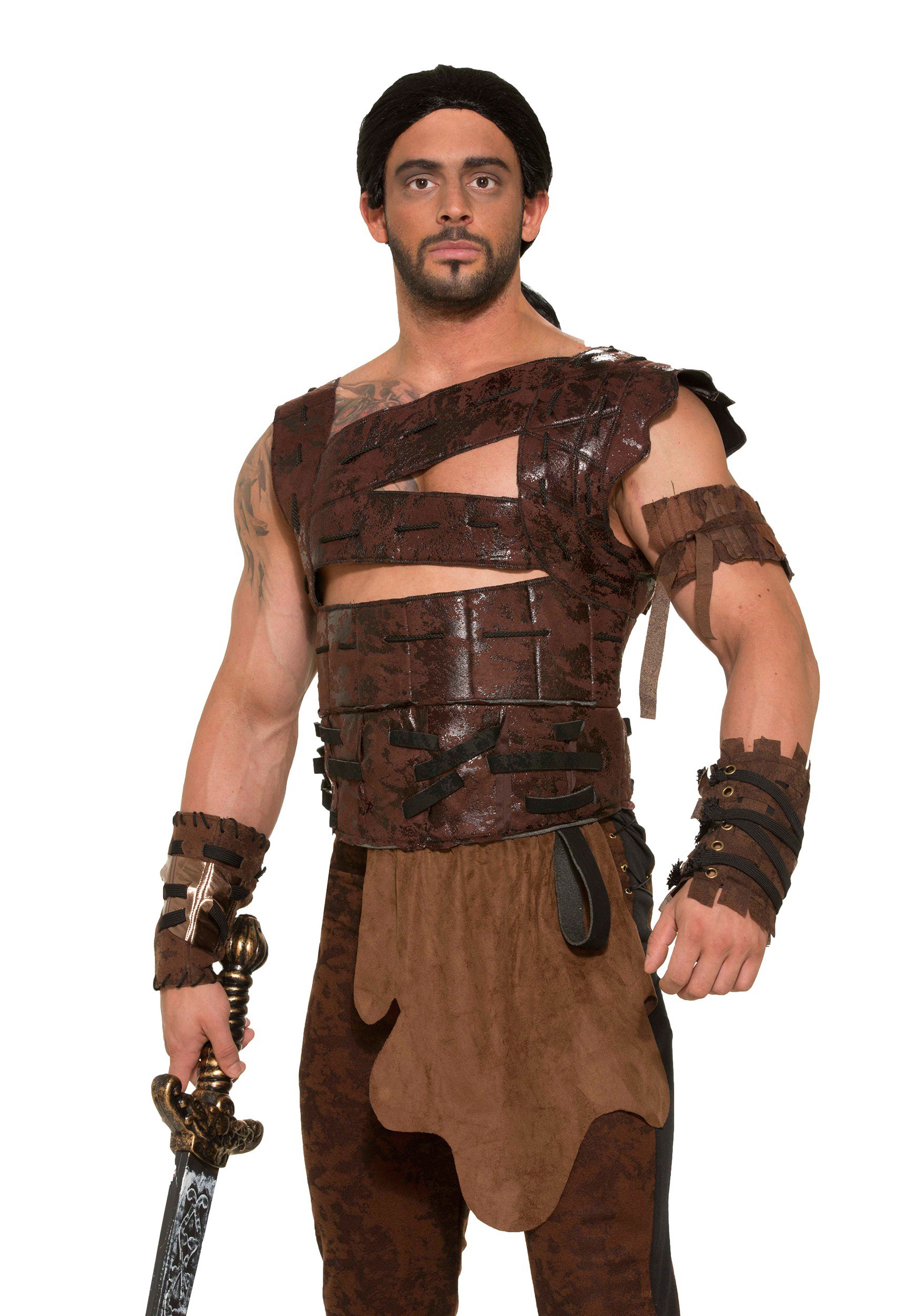 Shoulder Armor Medieval Warrior Mens Adult Costume Armor