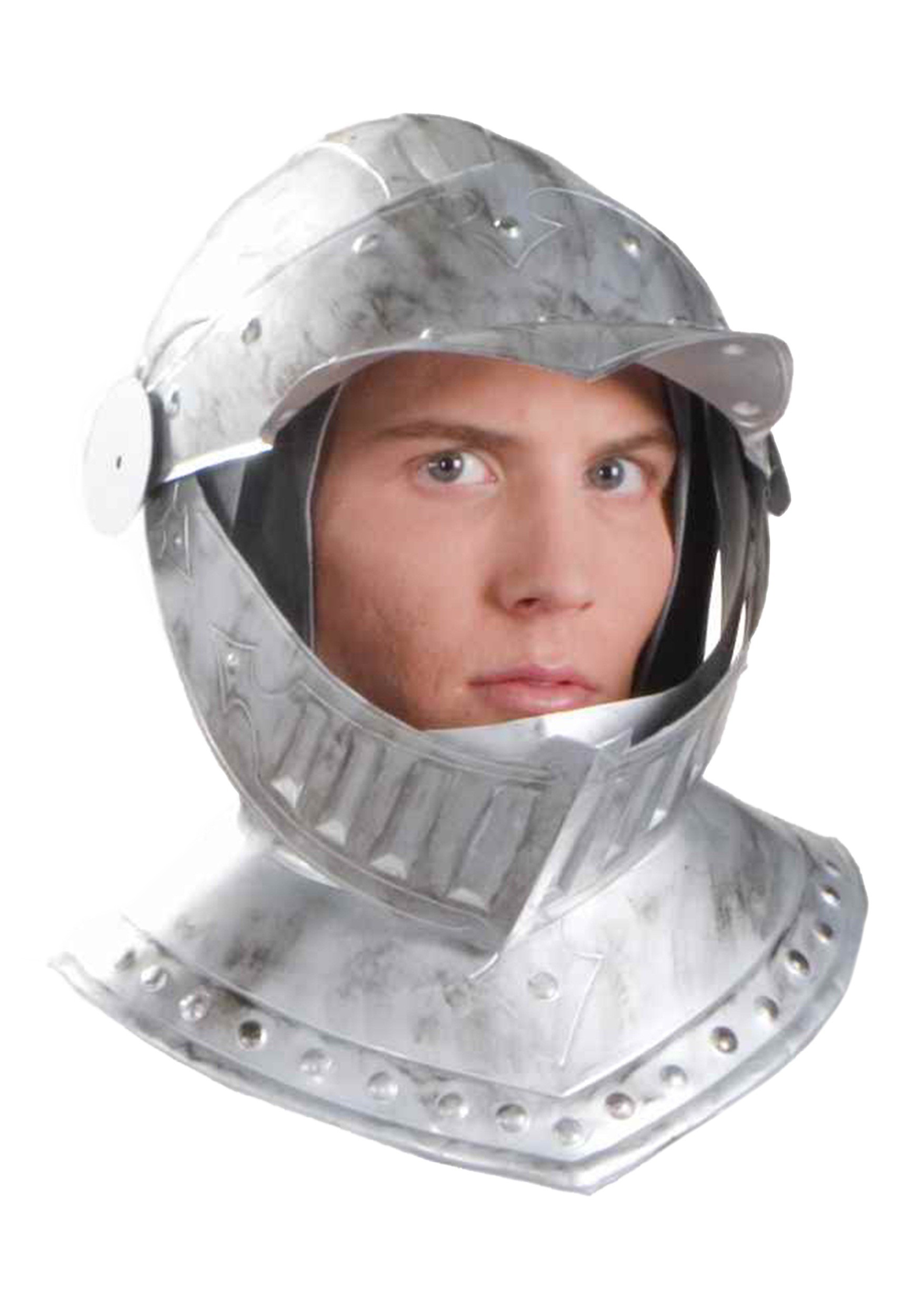 Knight in Shining Armour Adult Mens Costume Medieval Renaissance Silver
