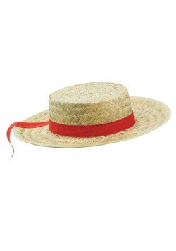 Adult Straw Gondolier Hat