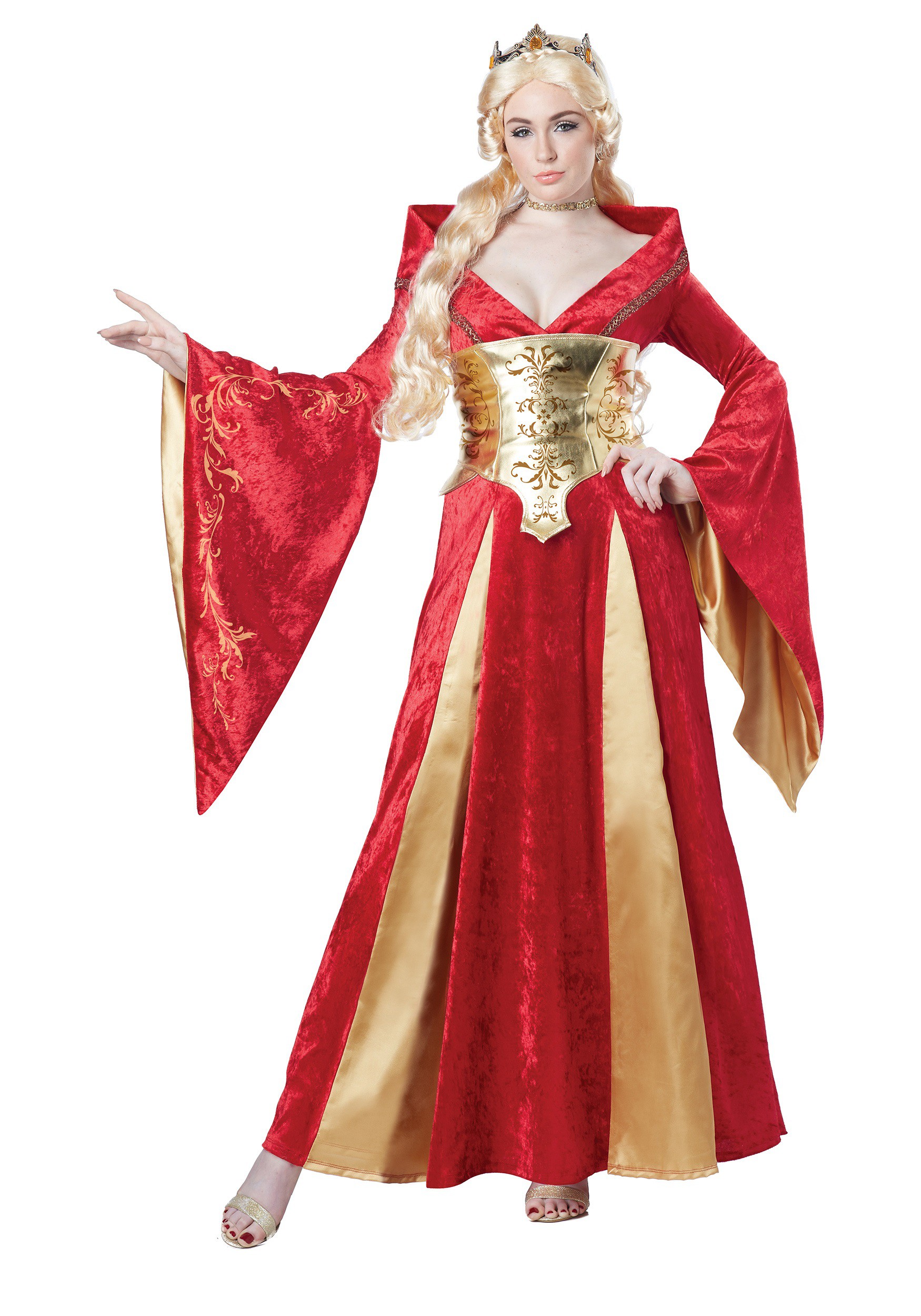 Medieval Queen Women's Costume